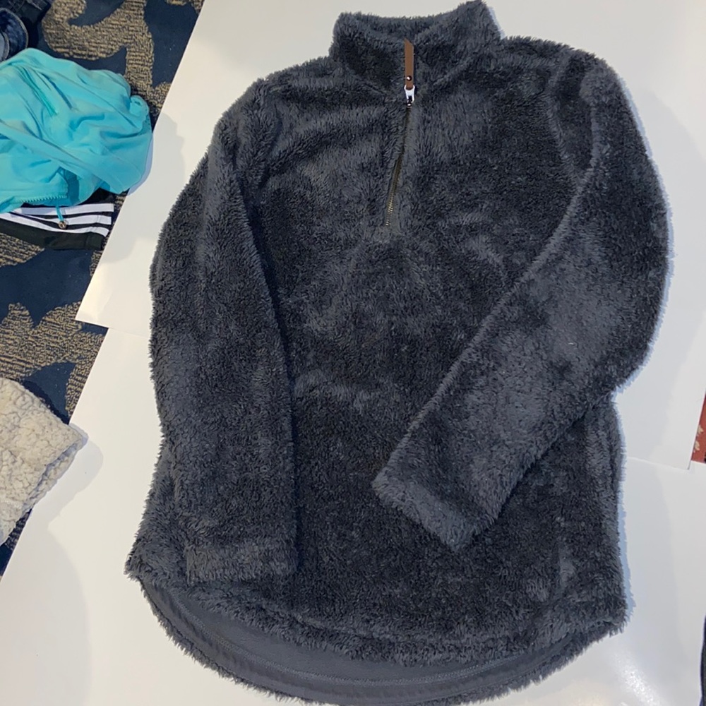 Charles River apparel Sherpa half zip
